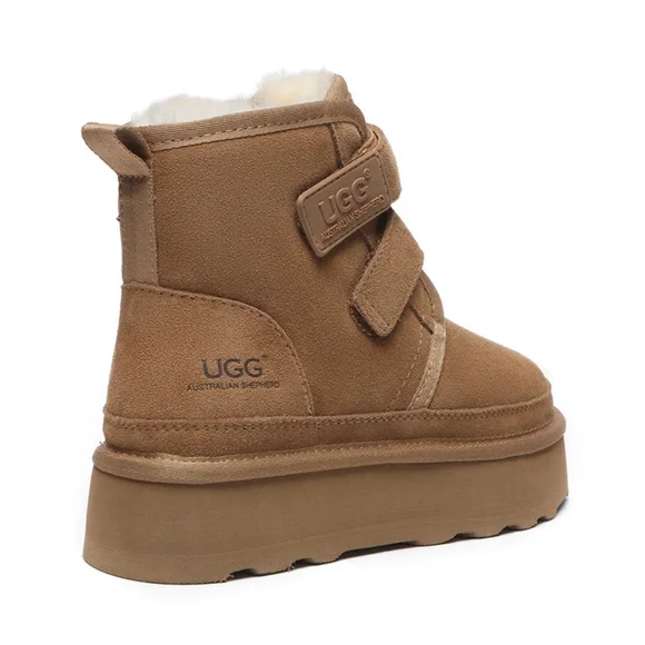 UGG- Dylan Platform Boots - Chestnut - Picture 6 of 13